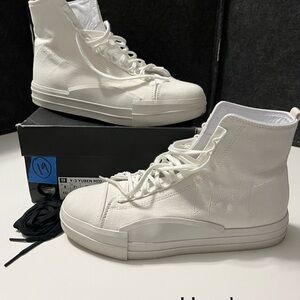 Y-3 Yuben Mid x  Unisex @White High-Top Sneakers